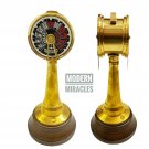 Nautical Vintage Brass Telegraph 6" ship Marine engine Room Antique Telegraph