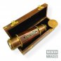 Antique Maritime Handheld Brass Telescope 24" Spyglass Scope With Wooden Box
