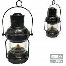 10" Antique Oil Ship Lantern Nautical Black Polished Port Lantern LAMP Maritime