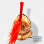 Medieval Armor Greek SPARTAN Helmet With Red Plume Brass Finish HALLOWEEN GIFT