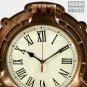 15" Antique Nautical Aluminium Porthole Wall clock Maritime Decor Vintage Gift