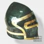 18 Guage Steel helmet Medieval Knight Black Gothic Sallet Helmet battle ready