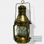 Antique Brass Ship Oil Lantern Lamp For Home Decor Collectible Decorative 15"