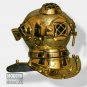 U.S Navy Mini Divers Diving Helmet Brass Finish Diving Divers Helmet Halloween