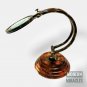 Nautical Brass Adjustable Magnifying Glass, Classic Antique Magnifier Antique