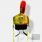 Medieval Roman Centurion Vintage Gladiator Helmet With Red Plume Antique Knight