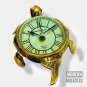 Antique Desk Turtle Style Clock Vintage Brass Home Decor Nautical Maritime Watch