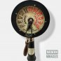 20" Antique Black Ship's Engine Order Telegraph Wooden Base Nautical Collectible