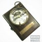 Handmade DOLLOND LONDON Antique Maritime Brass Pocket Compass with Wooden Box