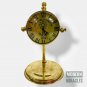 Nautical Marine Shinny Brass Dome Lens Desk Clock/Table Clock/Office Clock
