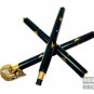 Antique Handmade Shiny Skull Handle Victorian Designer Skeleton Black Wooden Wal