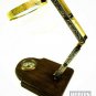 Maritime Brass Magnifying Glass on Wooden Base with Compass Nautical Decor Item