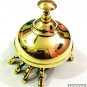 Brass Polished Crab Style Ornate Hotel Desk Bell Sale Service Counter Bell Decor