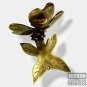 Vintage Brass Flower Door Knocker Antique Nautical Home Decorative Knocker Gift