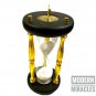Nautical Antique Wooden Sand Timer With Sundial Hour Glass Sides Halloween Gift