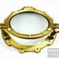 Vintage Aluminium Brass Antique Porthole 15" Nautical Ship Window Porthole Decor