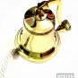 6" Nautical Shiny Brass Ship Bell Wall Mounted Bracket Maritime Hanging DoorBell