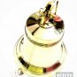 6" Nautical Shiny Brass Ship Bell Wall Mounted Bracket Maritime Hanging DoorBell
