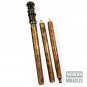 Antique Brass Hidden Telescope on Top Walking Stick Leather Engraved Canes Gift
