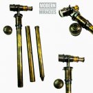 Antique Nautical Full Brass Hidden Telescope Walking Stick Vintage Canes Gift