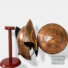 Medieval Hussars Armour Combat Knight Helmet with Shield Viking Armour Helmet