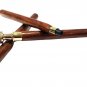 Antique Handmade Shiny Skull Handle Victorian Skeleton Wooden Walking Stick Cane
