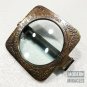 Antique Brass Henry Hughes & Sons Magnifying Glass Leather Case Table Decor Gift