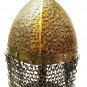 Medieval Norman Viking Antique Golden Helmet Iron and Brass Halloween Wearable