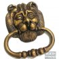 Lion Old Vintage Antique Finish Handmade Brass Door Knocker Pull Knob Home Decor