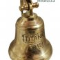 6" Nautical Solid Brass London Hanging Maritime Ship Bell Titanic 1912 WallDecor