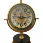 Brass Nautical London 1832 Desk Clock & Shelf Clock Rotating Engraved Dial Gift