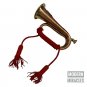 12' Copper & Brass Bugle with Silk Rope Tassel Australian Military Forces Batch