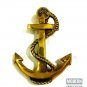 Solid Brass Nautical Ship Anchor Rope Design Door Knocker Vintage Home Decor