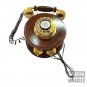 Beautiful Wooden Wall Hanging Telephone Vintage Rotary Dial Working Telephone