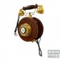 Beautiful Wooden Wall Hanging Telephone Vintage Rotary Dial Working Telephone