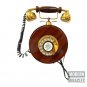 Beautiful Wooden Wall Hanging Telephone Vintage Rotary Dial Working Telephone