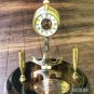 Antique Brass Ship's Telegraph Clock Engraved Engine order Telegraph Pen holder