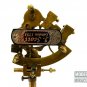 Brass Ship Sextant Compass with Tripod Vintage Solid Antique Nautical Sailing