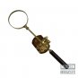 Shinny Brass Adjustable Magnifying Glass/Reading Magnifier Lens/Wooden Base Lens
