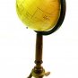 Nautical Antique World Map Globe Ornament with Wooden Stand Home & Office Decor