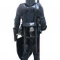 Stainless Steel Medieval Knight Black Suit Of Armor~ Combat Full Body Halloween
