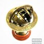 Brass Armillary Sphere Astrolabe on Wooden Base Maritime Nautical Collectible