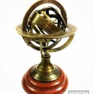 8" Antique Style Brass Armillary Sphere Astrolabe Nautical Marine Tabletop Globe
