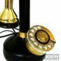 Gold Brass American Landline Telephone Vintage Rotary Dial Candlestick Phone