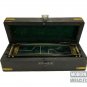 Brass Table Top Magnifying Glass, Antique Style Magnifier, Nautical Wooden Box