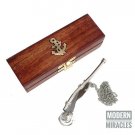 Harry Potter Movie Madam Hooch Nickel Plated Brass Boatswain Copper Whistle Gift