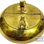 Vintage Brass Ashtray Cigar Cigarette Tobacco Marine Handmade Art Anchor