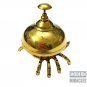 Brass Crab Design Table Bell, Antique Nautical Hotel Counter Bell, Gift Antique