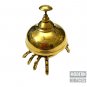 Brass Crab Design Table Bell, Antique Nautical Hotel Counter Bell, Gift Antique