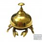 Brass Crab Design Table Bell, Antique Nautical Hotel Counter Bell, Gift Antique